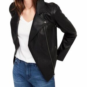 Old Navy Faux-Leather Moto Jacket - XS - Smooth & Stylish!